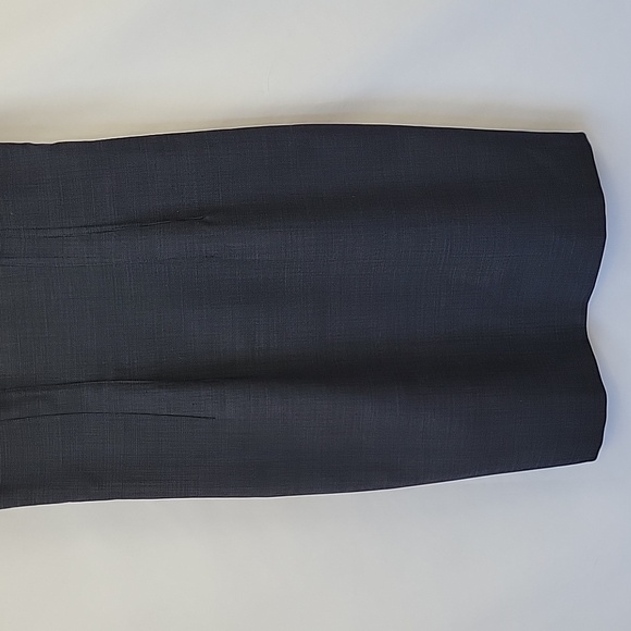 Elie Tahari Emory Wool Sheath Dress Grayed Navy Size 4 - Picture 5 of 15